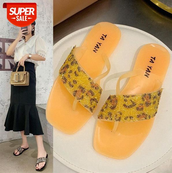 women's flat-bottomed casual sandals korean style go out to wear crystal slippers #wd1r, Black
women's flat-bottomed casual sandals korean style go out to wear crystal slippers #wd1r, Black
