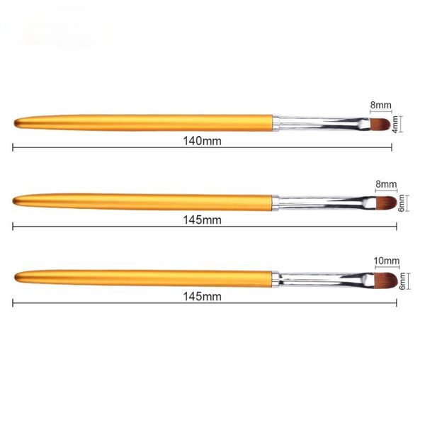 3pcs nail art metal handle acrylic uv gel extension builder petal flower design painting drawing brush manicure tools brushes, Yellow
3pcs nail art metal handle acrylic uv gel extension builder petal flower design painting drawing brush manicure tools brushes, Yellow