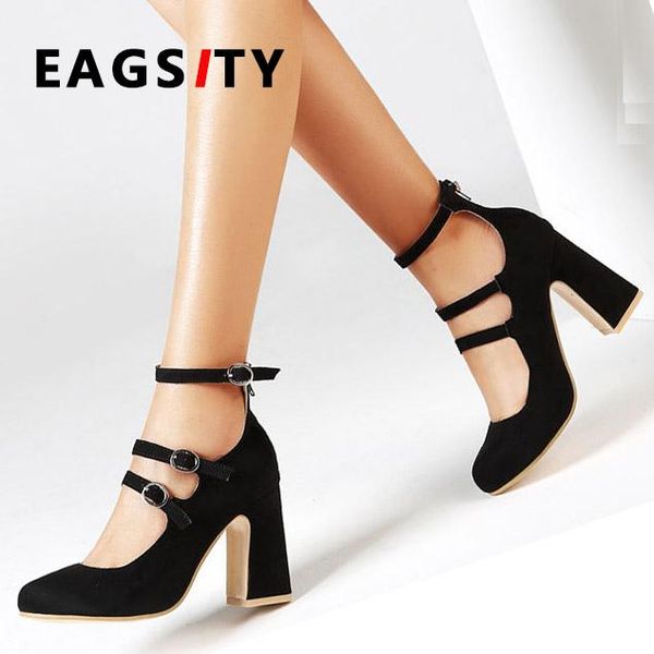 dress shoes eagsity suede pumps gladiator mary jane women block heel round toe high ladies party wedding, Black
dress shoes eagsity suede pumps gladiator mary jane women block heel round toe high ladies party wedding, Black