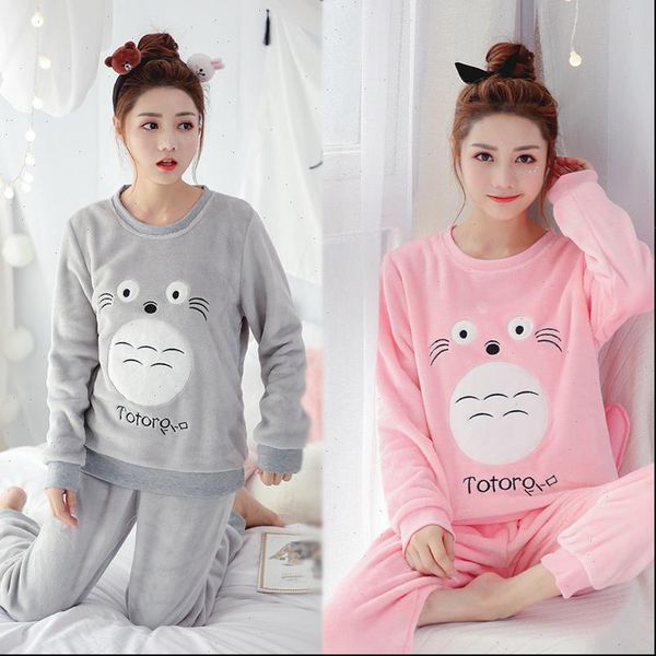autumn winter warm flannel pyjamas womens sleepwears sets coral velvet cartoon set thin pajamas for girl youth, Black;red
autumn winter warm flannel pyjamas womens sleepwears sets coral velvet cartoon set thin pajamas for girl youth, Black;red