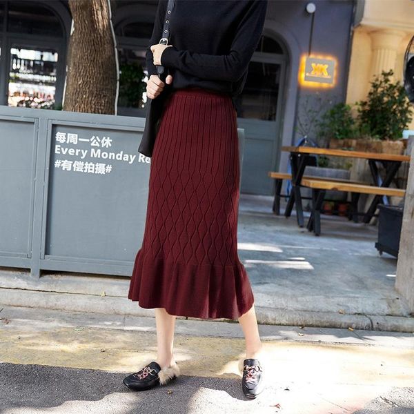 skirts winter pencil skirt striped hip package ruffles knitted women autumn waist female midi sweater skirs, Black
skirts winter pencil skirt striped hip package ruffles knitted women autumn waist female midi sweater skirs, Black