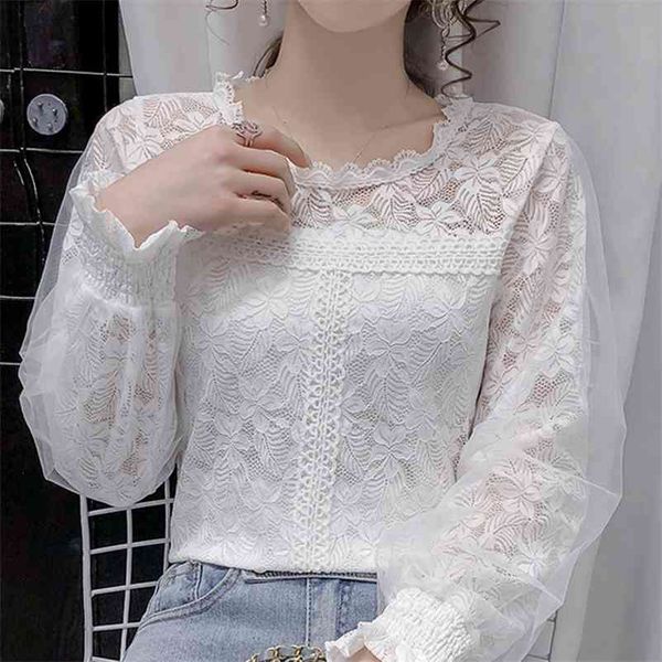 long sleeve white blouse women tosp blouse women blusas mujer de moda o-neck hollow lace blouse shirt women blouses e341 210426
long sleeve white blouse women tosp blouse women blusas mujer de moda o-neck hollow lace blouse shirt women blouses e341 210426