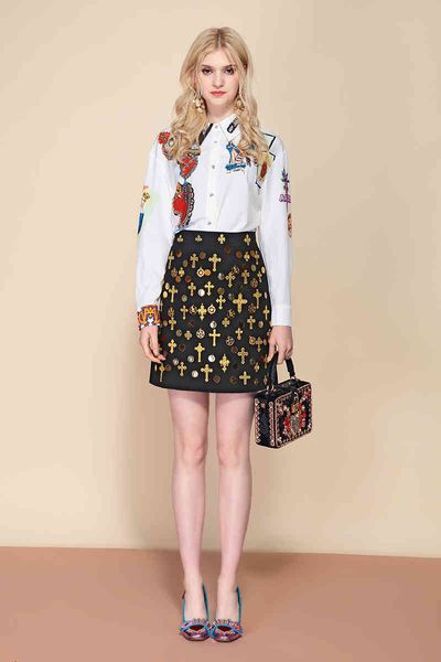 white and black fashion two pieces women dresses long sleeve printed blouses vintage sequined beading mini short skirts sets suit
white and black fashion two pieces women dresses long sleeve printed blouses vintage sequined beading mini short skirts sets suit