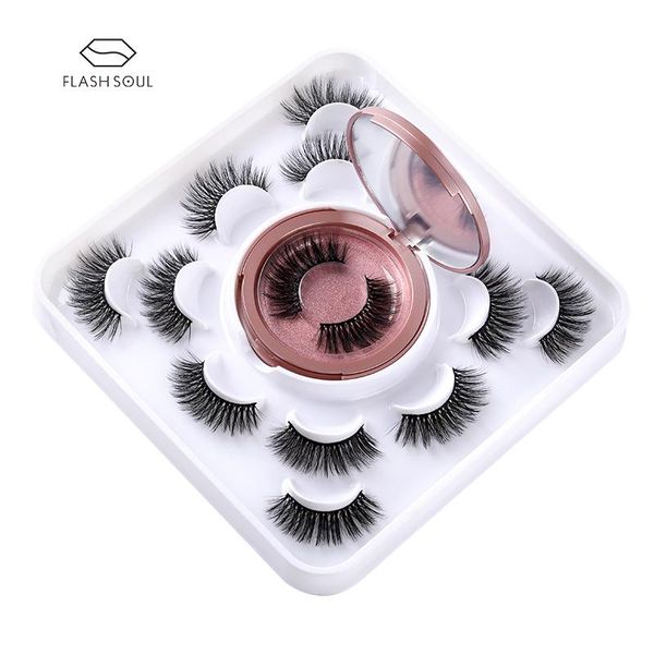 false eyelashes 3d synthetic fiber 8 pairs of dense natural travel box with factory delivered quality assurance beauti
false eyelashes 3d synthetic fiber 8 pairs of dense natural travel box with factory delivered quality assurance beauti