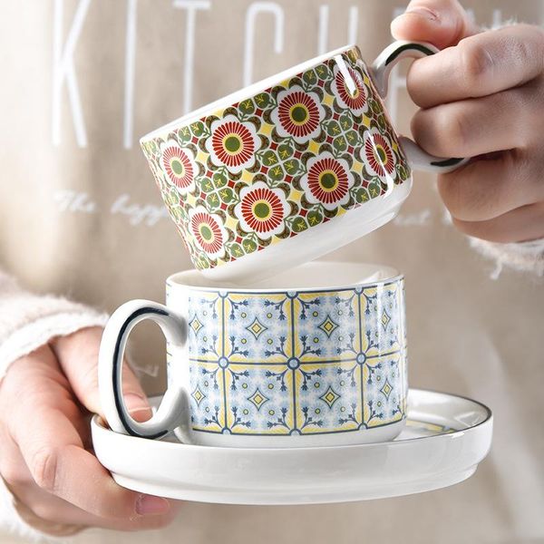 cups & saucers bohemian ceramic coffee cup and saucer retro afternoon tea set high value home mugs
cups & saucers bohemian ceramic coffee cup and saucer retro afternoon tea set high value home mugs