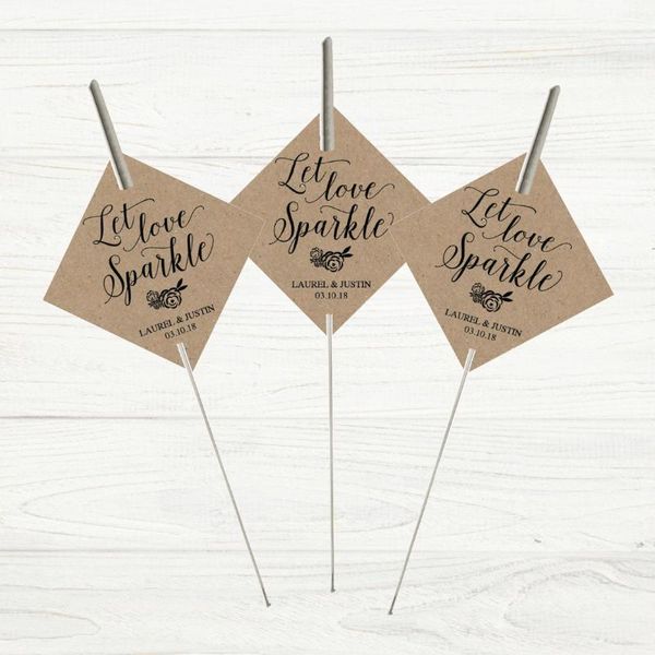 personalized let love sparkle tags rustic kraft wedding sparkler tag date insert card greeting cards
personalized let love sparkle tags rustic kraft wedding sparkler tag date insert card greeting cards
