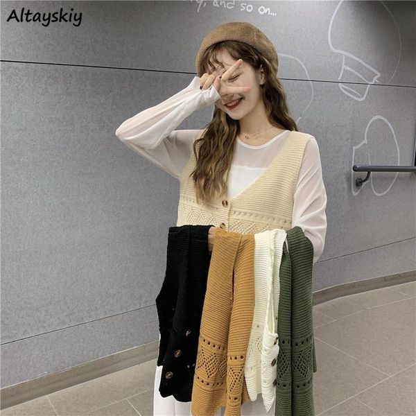 women's vests womens single breasted v-neck hollow out casual short all-match preppy style leisure geometric harajuku vest women, Black;white
women's vests womens single breasted v-neck hollow out casual short all-match preppy style leisure geometric harajuku vest women, Black;white