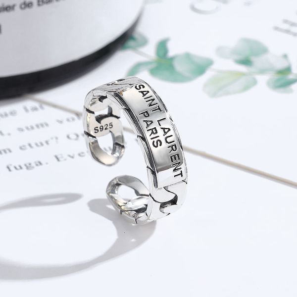 ring japanese and korean s925 silver personalized english letter women's fashion indifference open simple
ring japanese and korean s925 silver personalized english letter women's fashion indifference open simple