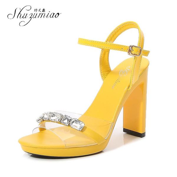 dress shoes shuzumiao big 42 43 women sandals open toe 11cm high heels transparent rhinestone buckle strap, Black
dress shoes shuzumiao big 42 43 women sandals open toe 11cm high heels transparent rhinestone buckle strap, Black