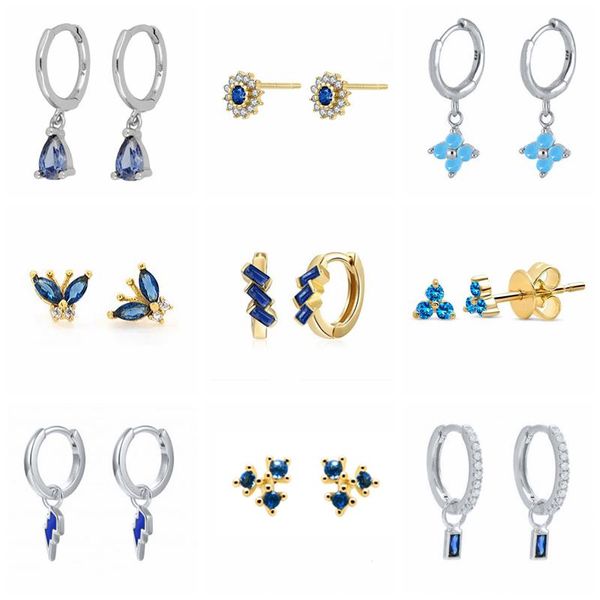 sterling silver blue rhinestone series stud earrings for women girls zircon pendant flower butterfly ear jewelry, Golden;silver
sterling silver blue rhinestone series stud earrings for women girls zircon pendant flower butterfly ear jewelry, Golden;silver