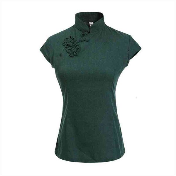 green solid cotton linen women shirt short sleeve chinese mandarin collar blouse novelty button s -xxl mu473, White
green solid cotton linen women shirt short sleeve chinese mandarin collar blouse novelty button s -xxl mu473, White