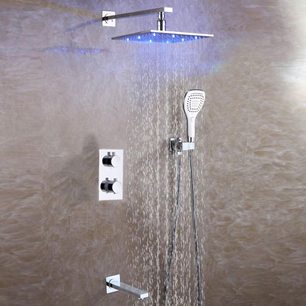 bathroom rain shower faucet set thermostat bath valve copper system panel brass rainfall 3 color led head sets
bathroom rain shower faucet set thermostat bath valve copper system panel brass rainfall 3 color led head sets