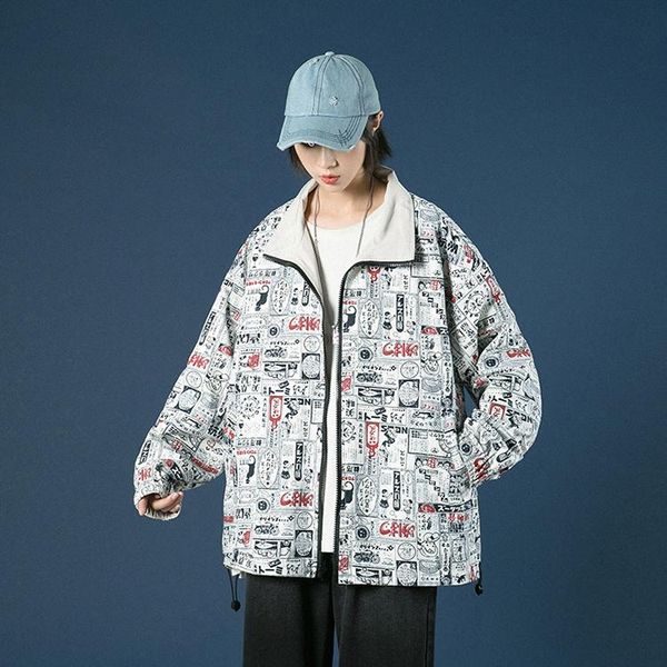 autumn reversible jacket for japanese anime printed and letter embroidery womens plus size harajuku 2021 fashion trends clothing women', Black;brown
autumn reversible jacket for japanese anime printed and letter embroidery womens plus size harajuku 2021 fashion trends clothing women', Black;brown