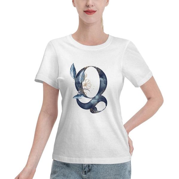women's t-shirt floral alphabet letters q women 2021 summer short sleeve flower fashion lady t-shirts t ladies womens graphic female te, White
women's t-shirt floral alphabet letters q women 2021 summer short sleeve flower fashion lady t-shirts t ladies womens graphic female te, White