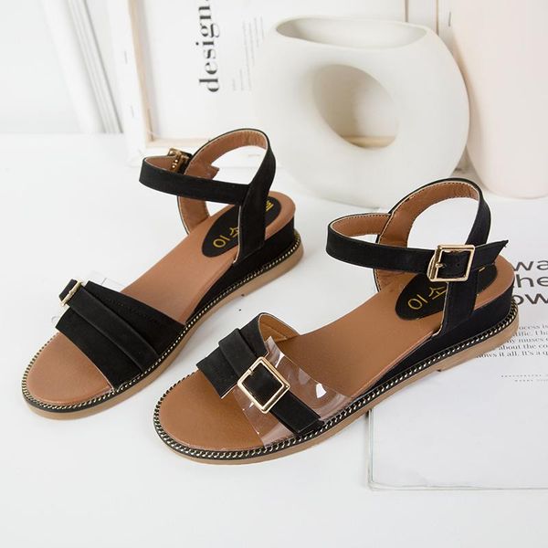 dress shoes size 35-40 2021 summer buckle sandals women wedge heels fashion wild woman college girls walking leisure slippers, Black
dress shoes size 35-40 2021 summer buckle sandals women wedge heels fashion wild woman college girls walking leisure slippers, Black