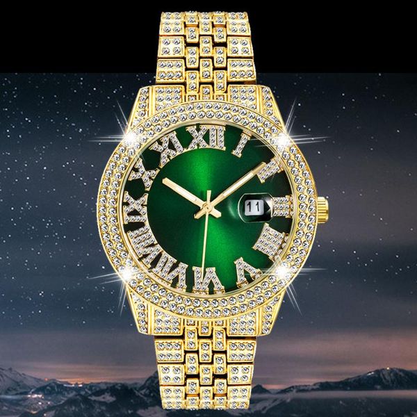 wristwatches iced out watches for men hip hop diamonds men's quartz watch full cz gold stainless steel waterproof montre homme roman nu, Slivery;brown
wristwatches iced out watches for men hip hop diamonds men's quartz watch full cz gold stainless steel waterproof montre homme roman nu, Slivery;brown