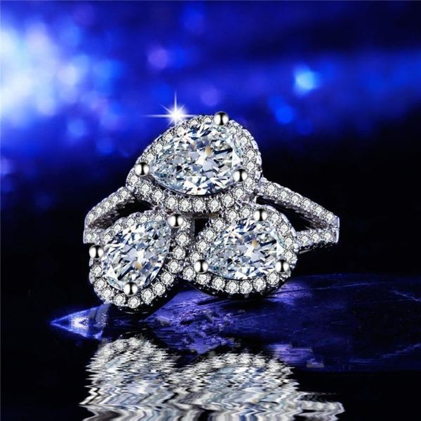 wedding rings three drop-shaped zircons with fashion european and american ladies engagement, Slivery;golden
wedding rings three drop-shaped zircons with fashion european and american ladies engagement, Slivery;golden