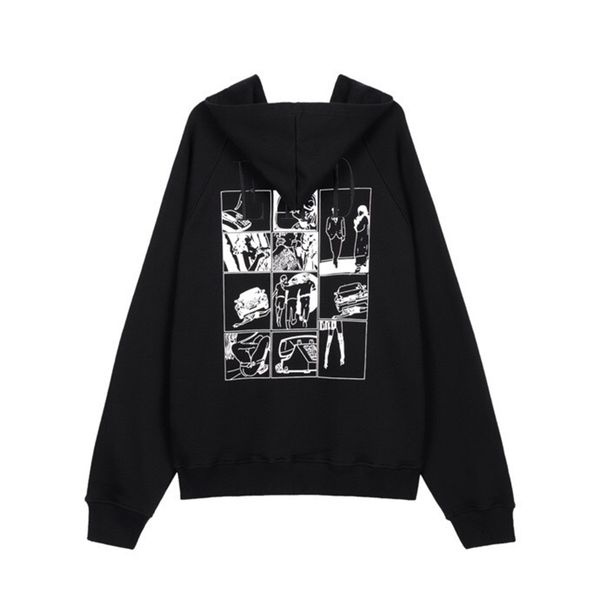 erd melancholy rich second generation cartoon letter embroidery high street fashion brand hoodie, Black
erd melancholy rich second generation cartoon letter embroidery high street fashion brand hoodie, Black