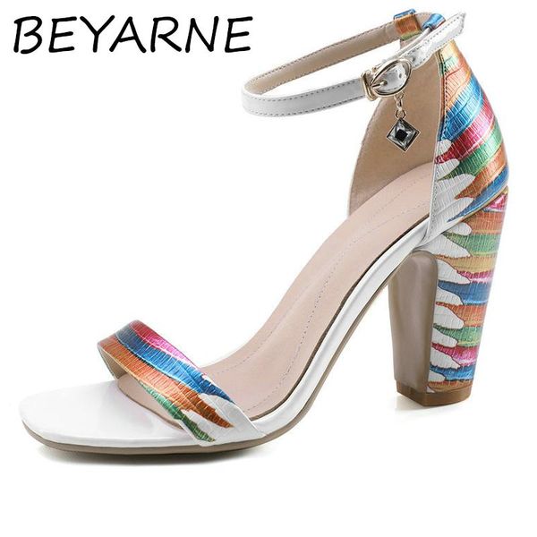 woman square high heel open toe summer sandals fashion mixed color dress shoes black white e107
woman square high heel open toe summer sandals fashion mixed color dress shoes black white e107