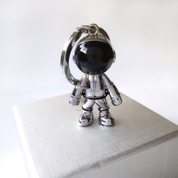new fashion handmade 3d astronaut space robot spaceman keychain keyring alloy gift for man friend, Silver
new fashion handmade 3d astronaut space robot spaceman keychain keyring alloy gift for man friend, Silver