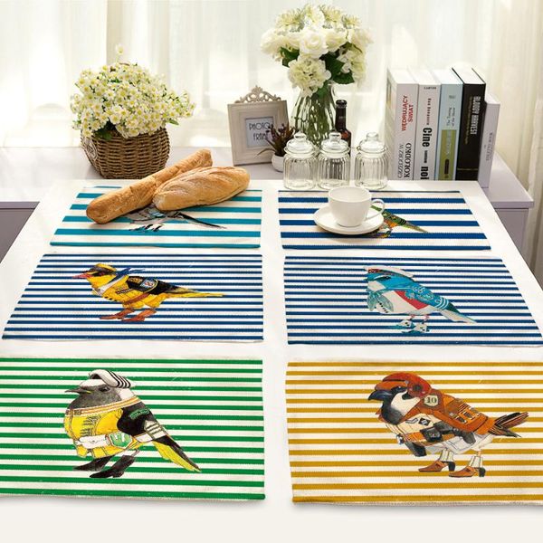 mats & pads cartoon navy bird non-slip insulation placemat for table dinner cotton linen home decor 42*32cm 0003
mats & pads cartoon navy bird non-slip insulation placemat for table dinner cotton linen home decor 42*32cm 0003