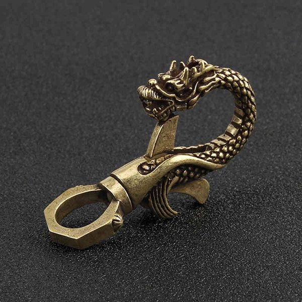 chinese dragon brass keychain brass key hook car key holder copper buckles outdoor tool buckle, Silver
chinese dragon brass keychain brass key hook car key holder copper buckles outdoor tool buckle, Silver