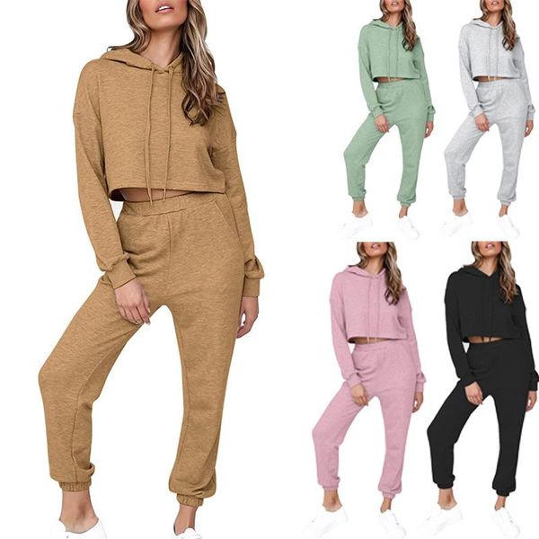 women's tracksuits 2021 long-sleeved casual hoodie suit sportswear home service two-piece, Gray
women's tracksuits 2021 long-sleeved casual hoodie suit sportswear home service two-piece, Gray
