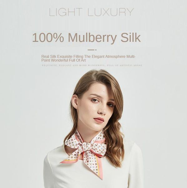 scarves 110x6cm women narrow satin 100% nature mulberry silk long scarf neck letter print bag ribbon headscarf choker, Blue;gray
scarves 110x6cm women narrow satin 100% nature mulberry silk long scarf neck letter print bag ribbon headscarf choker, Blue;gray