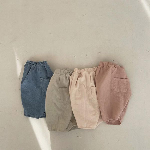 trousers kids pants boy girl summer autumn 2021 cotton linen for children casual soft korean toddler born clothes, Blue
trousers kids pants boy girl summer autumn 2021 cotton linen for children casual soft korean toddler born clothes, Blue