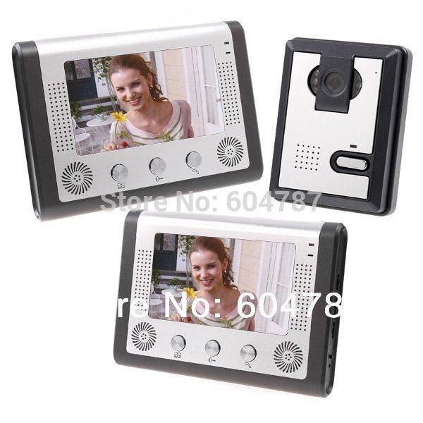 inch video door phone doorbell intercom kit rainproof 1-camera 2-monitor night vision phones
inch video door phone doorbell intercom kit rainproof 1-camera 2-monitor night vision phones