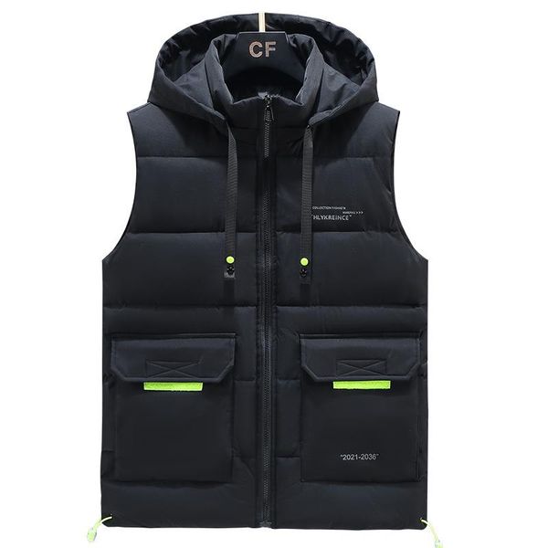 men's vests style waistcoat autumn winter down cotton korean fashion shoulder man loose handsome thickened jacket, Black;white
men's vests style waistcoat autumn winter down cotton korean fashion shoulder man loose handsome thickened jacket, Black;white