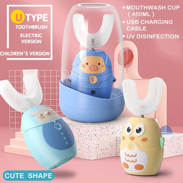 children electric toothbrush, 360 degrees cleaning for kids, u type automatic ultrasonic tooth auto brush cartoon pattern smart toothbrush
children electric toothbrush, 360 degrees cleaning for kids, u type automatic ultrasonic tooth auto brush cartoon pattern smart toothbrush