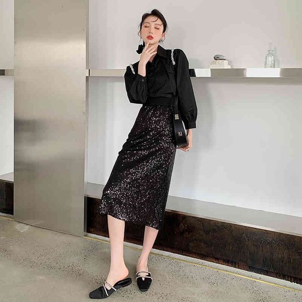 women's shorts bright sequins mid-length temperament high waist and thin skirt hip streetwear simple party bnto, White;black
women's shorts bright sequins mid-length temperament high waist and thin skirt hip streetwear simple party bnto, White;black