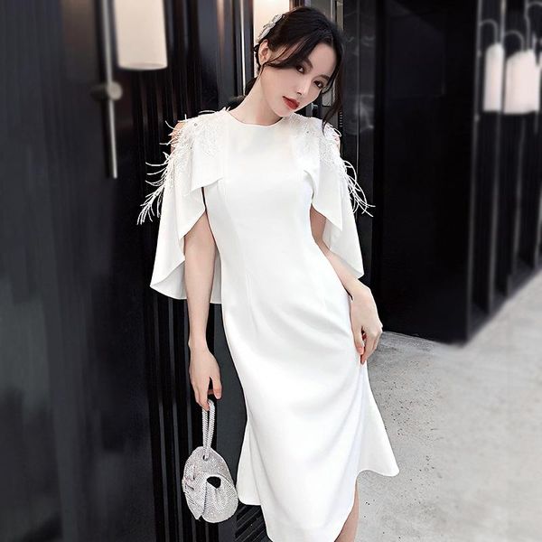ethnic clothing fashion white cheongsam shawl sleeves feather slim evening dress retro bridal wedding dresses gown vestidos de festa, Red
ethnic clothing fashion white cheongsam shawl sleeves feather slim evening dress retro bridal wedding dresses gown vestidos de festa, Red