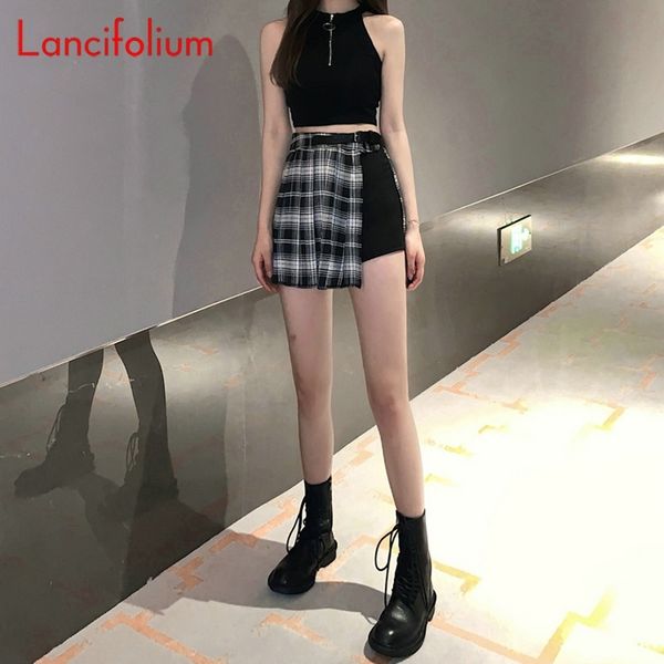 split plaid skirt women 2021 summer gothic skirt harajuku punk pleated mini skirt school girl grunge high waist egirl skort, Black
split plaid skirt women 2021 summer gothic skirt harajuku punk pleated mini skirt school girl grunge high waist egirl skort, Black