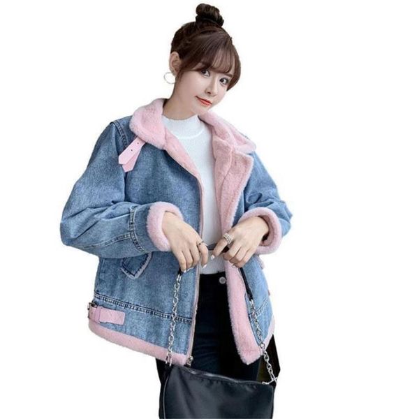 women's jackets winter thick outerwear plus velvet warm denim womens 2021 long sleeve coat cotton surcoat cowboy overcoat, Black;brown
women's jackets winter thick outerwear plus velvet warm denim womens 2021 long sleeve coat cotton surcoat cowboy overcoat, Black;brown
