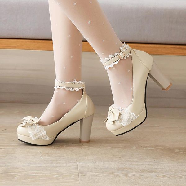 dress shoes 2021 ladies heels platform cute bow lace princess mary jane lolita party high heel buckle women pumps girls sweet bb-41, Black
dress shoes 2021 ladies heels platform cute bow lace princess mary jane lolita party high heel buckle women pumps girls sweet bb-41, Black