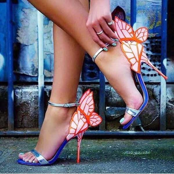high-end women sandals plus size 34-42 multicolor butterfly thin high heels ankle strap summer dress, Black
high-end women sandals plus size 34-42 multicolor butterfly thin high heels ankle strap summer dress, Black