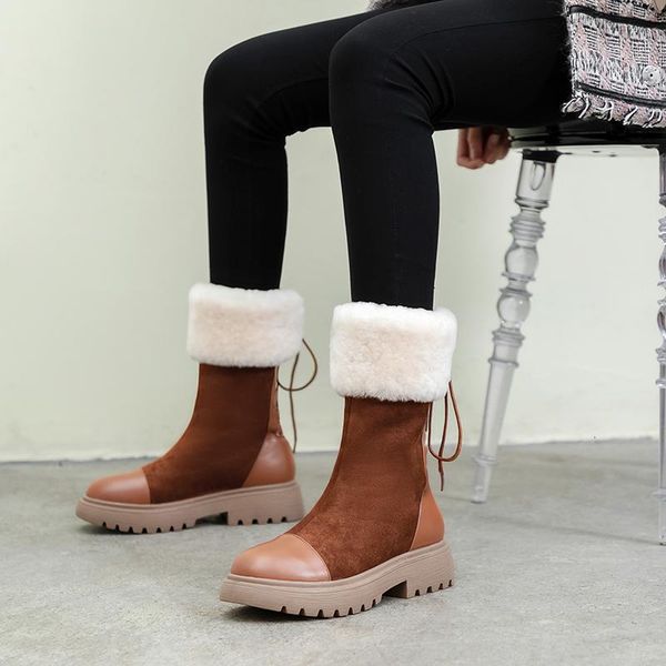 boots snow for women winter warm plush platform thick fur thigh high fashion lady mid-calf slip-on shoes vo1i, Black
boots snow for women winter warm plush platform thick fur thigh high fashion lady mid-calf slip-on shoes vo1i, Black