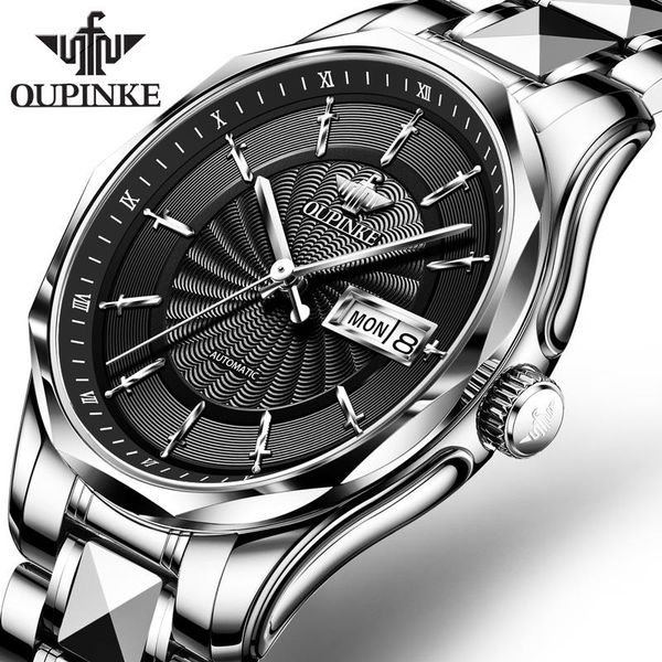 wristwatches oupinke men watch brand business lxurury tungsten steel waterproof miyota auto mechanical watches gifts for male collect, Slivery;brown
wristwatches oupinke men watch brand business lxurury tungsten steel waterproof miyota auto mechanical watches gifts for male collect, Slivery;brown