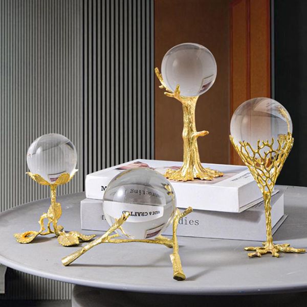 novelty items 3pcs light luxury modern adornment crystal ball artware stylish home deskwith iron base living room decor
novelty items 3pcs light luxury modern adornment crystal ball artware stylish home deskwith iron base living room decor