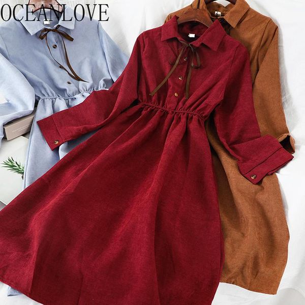 casual dresses oceanlove korean solid vestidos autumn winter 2021 shirt women chic elegant long sleeve dress a-line robes bow 17572, Black;gray
casual dresses oceanlove korean solid vestidos autumn winter 2021 shirt women chic elegant long sleeve dress a-line robes bow 17572, Black;gray