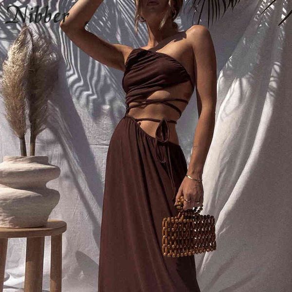 nibber y2k harajuku maxi dress women sleeveless camisole inclined shoulder bandage backless beach vacation party clubwear y1204, Black;gray
nibber y2k harajuku maxi dress women sleeveless camisole inclined shoulder bandage backless beach vacation party clubwear y1204, Black;gray