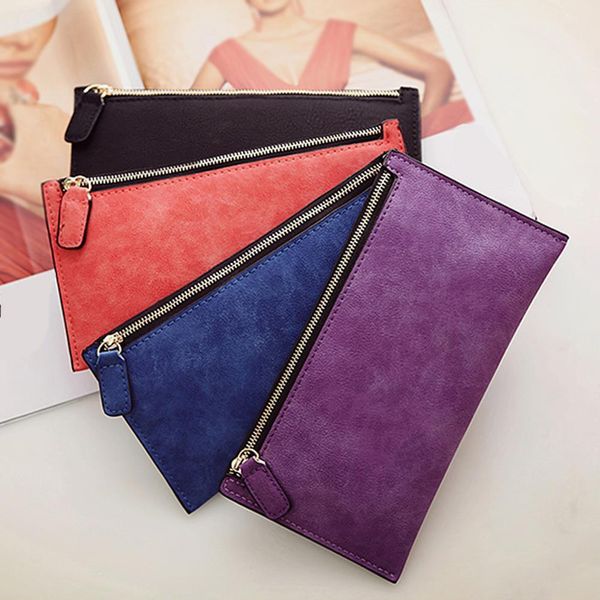 womens purse ladies wallet long money bags simple style coin leather thin wallets female card holder solid, Red;black
womens purse ladies wallet long money bags simple style coin leather thin wallets female card holder solid, Red;black