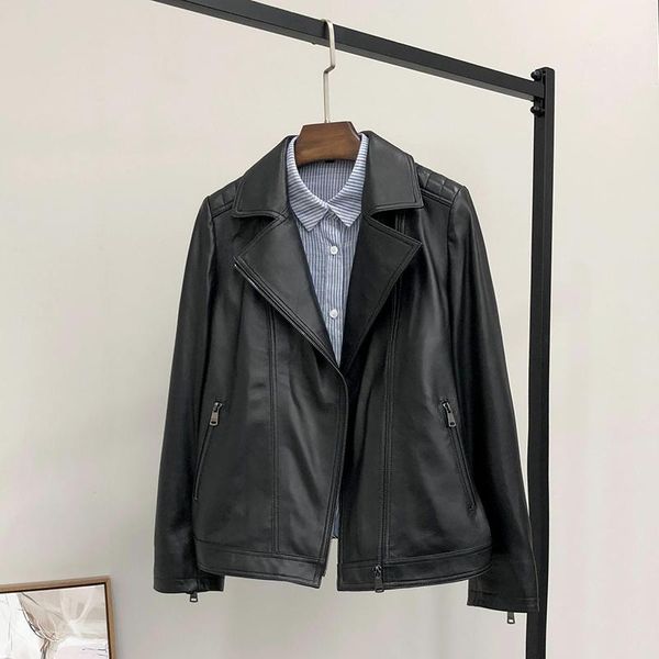 women's leather & faux ladies jackets and coats 100% genuine jacket women female natural sheepskin coat chaqueta mujer b903 zjt8, Black
women's leather & faux ladies jackets and coats 100% genuine jacket women female natural sheepskin coat chaqueta mujer b903 zjt8, Black
