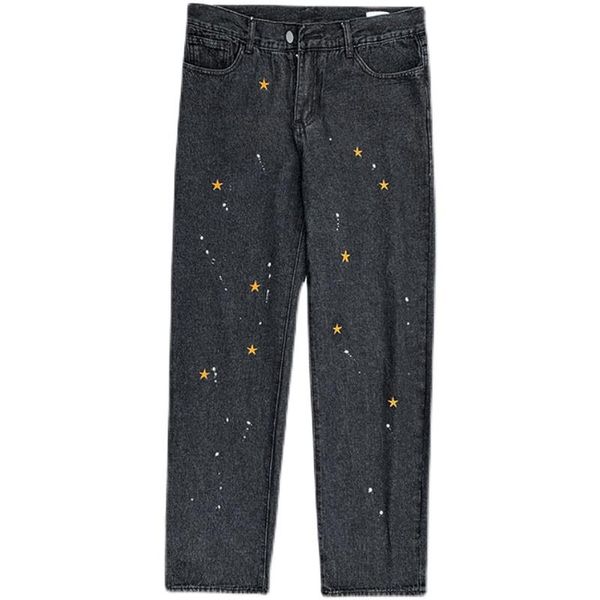 men's jeans streetwear black fashion brand straight tube loose hip hop fried street pants over size wide leg 2021, Blue
men's jeans streetwear black fashion brand straight tube loose hip hop fried street pants over size wide leg 2021, Blue