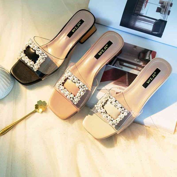 flip flop slipper women's summer fashion wear all-match semi-high heeled beach a- line chunky heel slippers large size shoes, Black
flip flop slipper women's summer fashion wear all-match semi-high heeled beach a- line chunky heel slippers large size shoes, Black