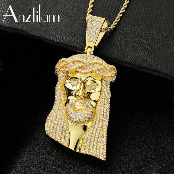 anztilam hip hop big bling copper jesus pendants & necklace with iced out cubic zircon for men women rapper jewelry gifts pendant neckla nec, Silver
anztilam hip hop big bling copper jesus pendants & necklace with iced out cubic zircon for men women rapper jewelry gifts pendant neckla nec, Silver