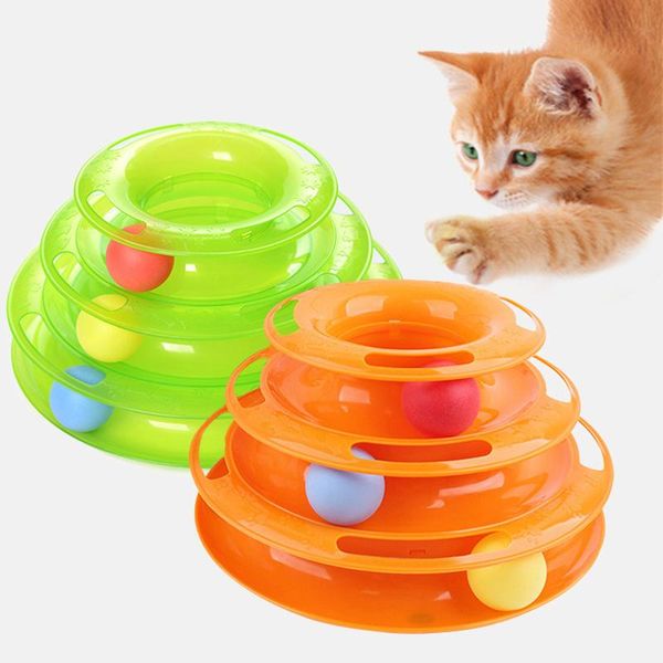tower tracks disc amusement triple pet supplies three levels cat toy ball toys 
tower tracks disc amusement triple pet supplies three levels cat toy ball toys