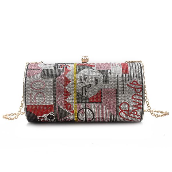 fashion evening bag personality 2021 full diamond shoulder cylinder us dollar set dinner female
fashion evening bag personality 2021 full diamond shoulder cylinder us dollar set dinner female